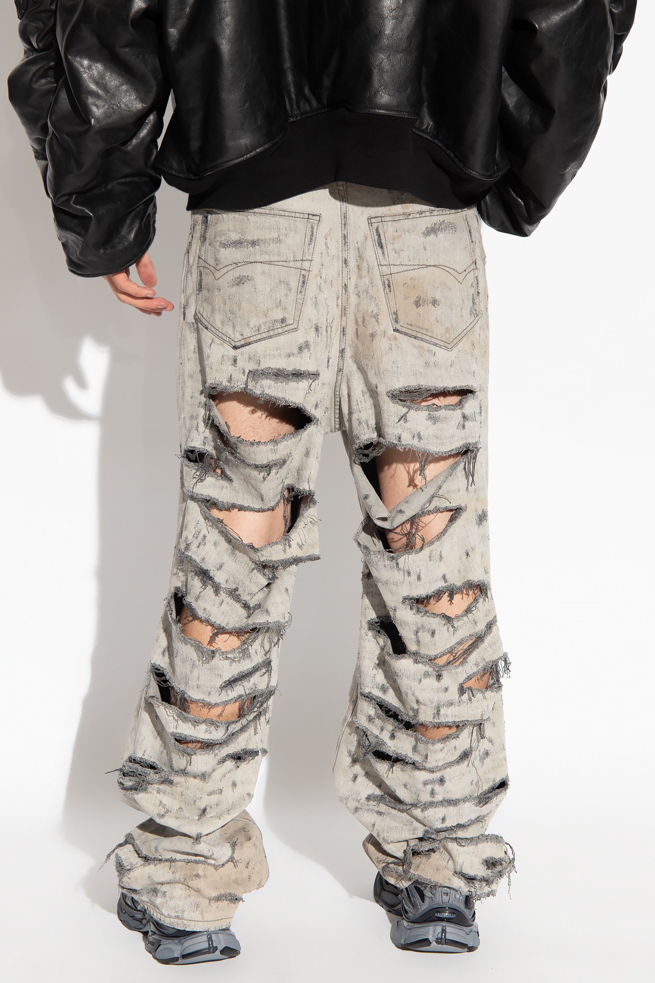 Balenciaga on sale ripped jeans